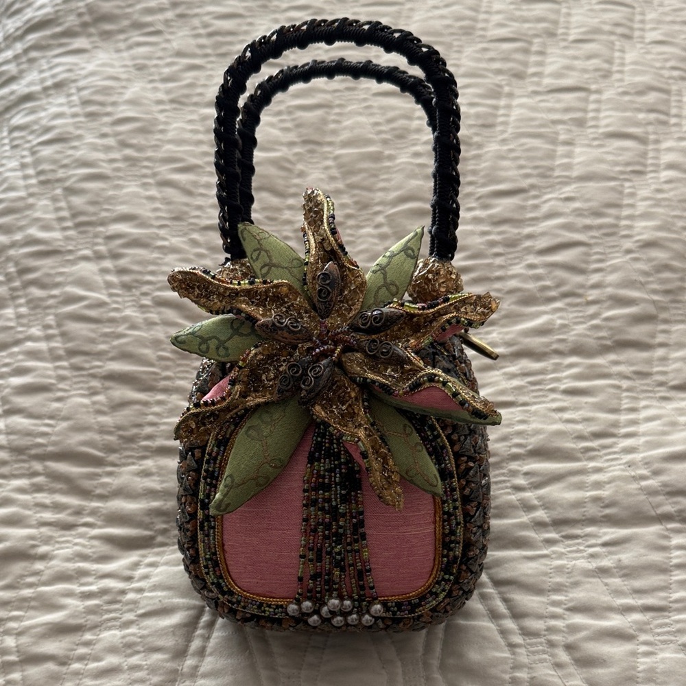 Mary Frances Floral Embellished Mini Bag - Picture 2 of 8